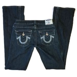 True Religion logo bootcut jeans 27